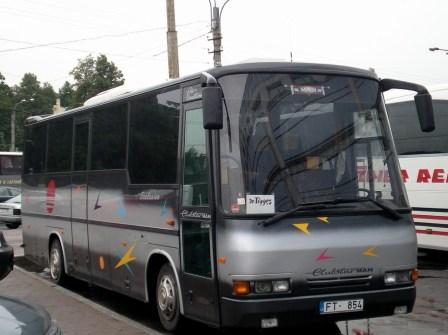 Bus rental in Belgrade, Serbia MAN 30 seats